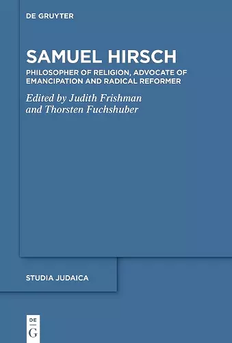 Samuel Hirsch cover