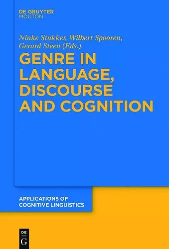 Genre in Language, Discourse and Cognition cover