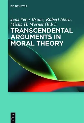 Transcendental Arguments in Moral Theory cover