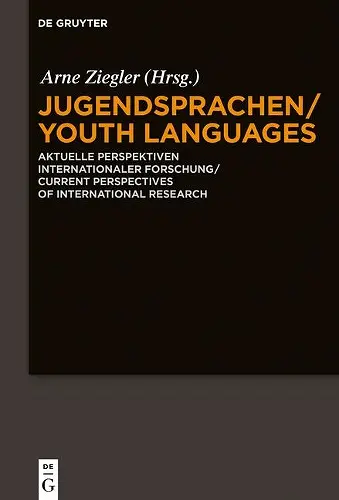 Jugendsprachen/Youth Languages cover