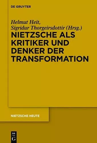 Nietzsche als Kritiker und Denker der Transformation cover