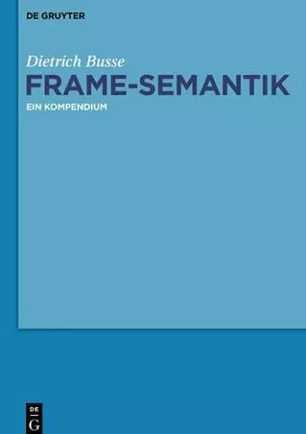 Frame-Semantik cover