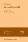 Verserzählungen II cover