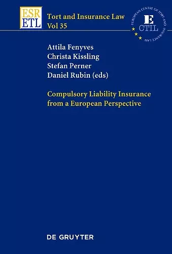 Compulsory Liability Insurance from a European Perspective cover