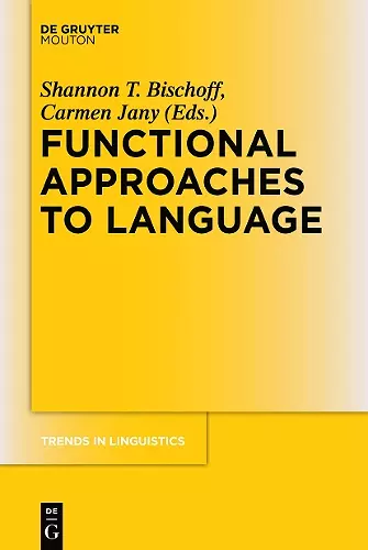 Functional Approaches to Language cover