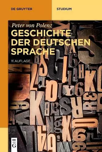 Geschichte Der Deutschen Sprache cover