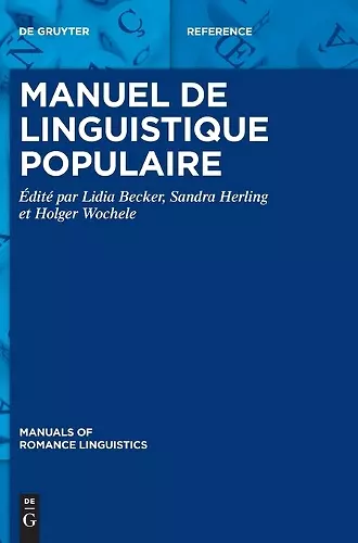Manuel de linguistique populaire cover