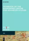 Yearbook of the Maimonides Centre for Advanced Studies. 2016 cover