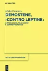 Demostene, "Contro Leptine" cover