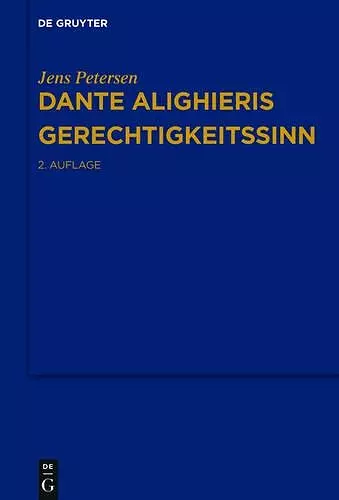 Dante Alighieris Gerechtigkeitssinn cover