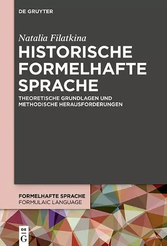 Historische formelhafte Sprache cover