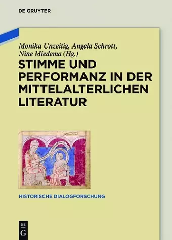 Stimme und Performanz in der mittelalterlichen Literatur cover