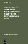 Gerichtsverfassungsgesetz mit Einführungsgesetz cover