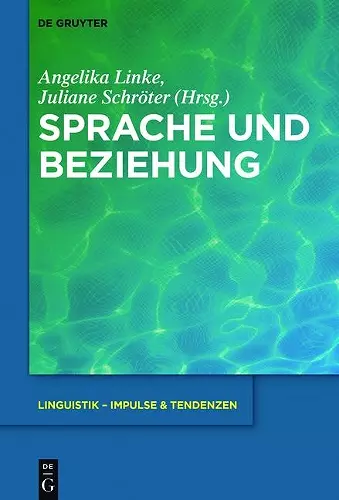 Sprache und Beziehung cover