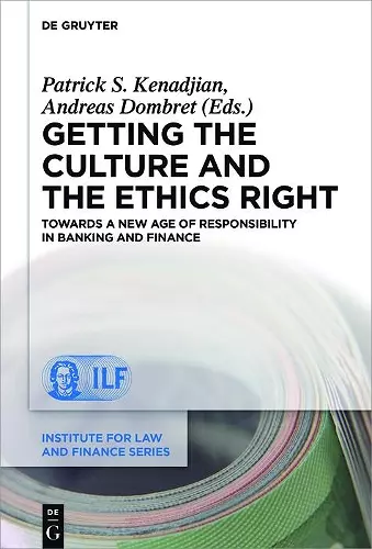 Getting the Culture and the Ethics Right cover