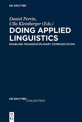 Doing Applied Linguistics cover