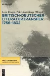 Britisch-deutscher Literaturtransfer 1756-1832 cover