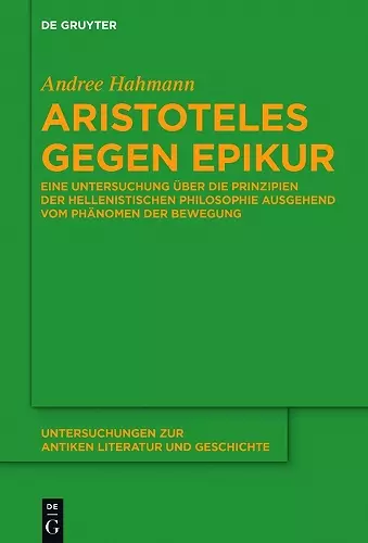 Aristoteles gegen Epikur cover