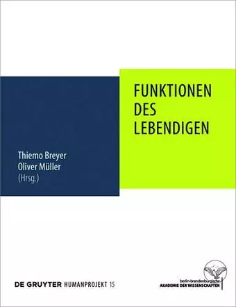 Funktionen des Lebendigen cover