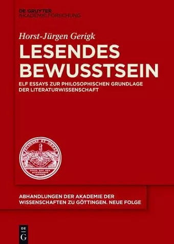 Lesendes Bewusstsein cover