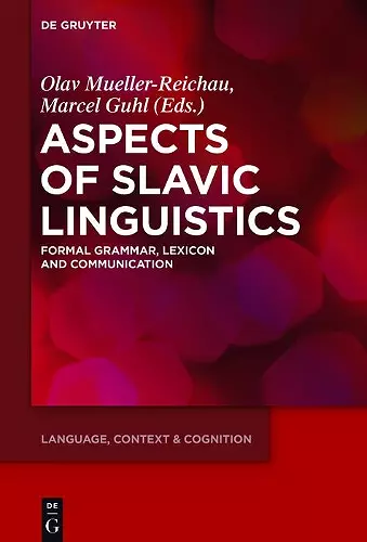 Aspects of Slavic Linguistics cover