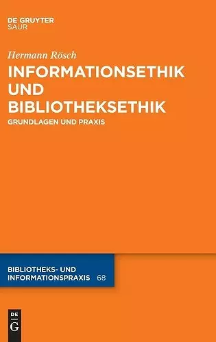Informationsethik Und Bibliotheksethik cover