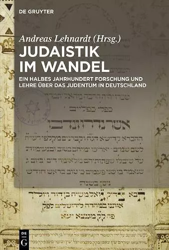 Judaistik im Wandel cover