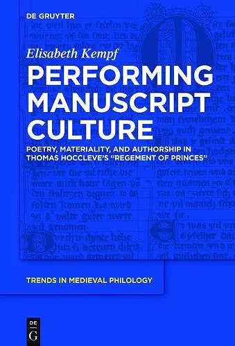 Performing Manuscript Culture cover