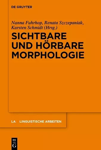 Sichtbare und hörbare Morphologie cover