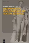 Hermeneutic Philosophies of Social Science cover