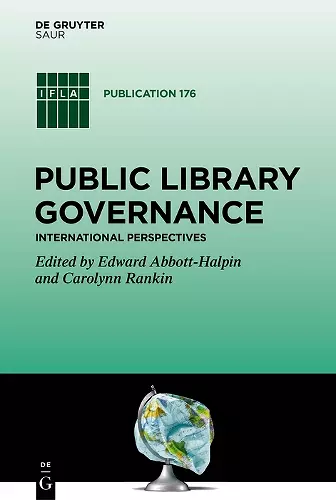 Public Library Governance cover