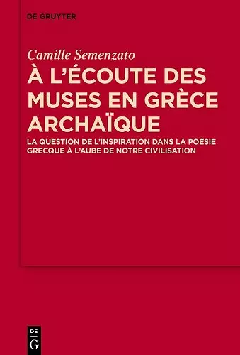 A l'écoute des Muses en Grèce archaïque cover