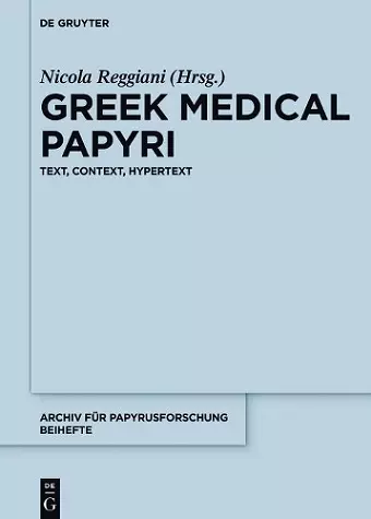 Greek Medical Papyri cover