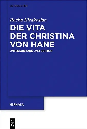 Die Vita der Christina von Hane cover