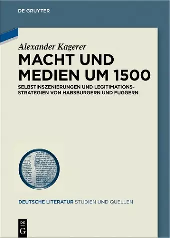 Macht und Medien um 1500 cover