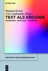 Text als Ereignis cover