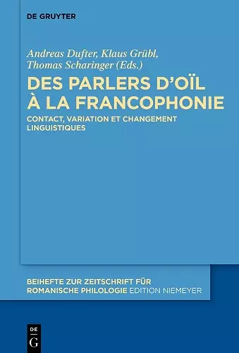 Des parlers d’oïl à la francophonie cover