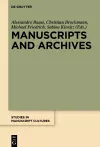 Manuscripts and Archives cover