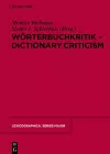 Wörterbuchkritik - Dictionary Criticism cover