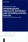 Offenbarung, absolute Wahrheit und interreligiöser Dialog cover