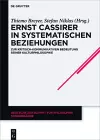 Ernst Cassirer in systematischen Beziehungen cover