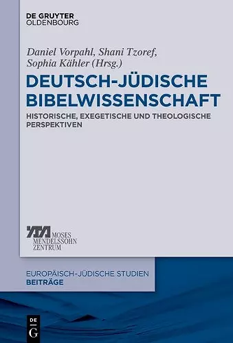 Deutsch-jüdische Bibelwissenschaft cover