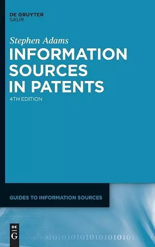 Information Sources in Patents cover