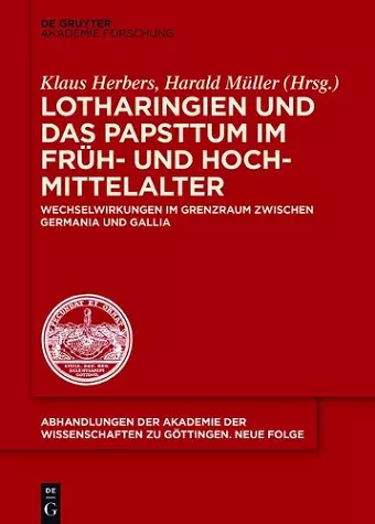 Lotharingien und das Papsttum im Früh- und Hochmittelalter cover