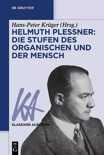 Helmuth Plessner cover