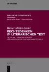 Rechtsdenken im literarischen Text cover