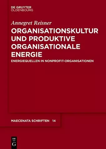 Organisationskultur Und Produktive Organisationale Energie cover