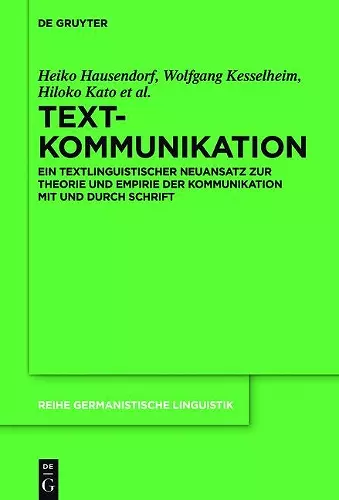 Textkommunikation cover