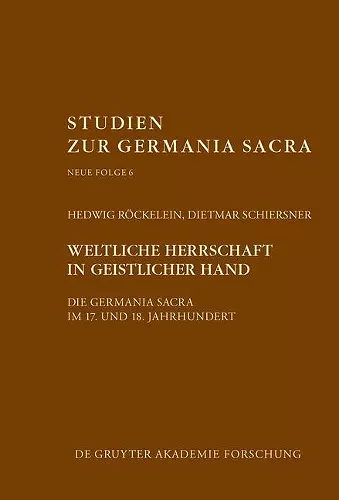 Weltliche Herrschaft in geistlicher Hand cover