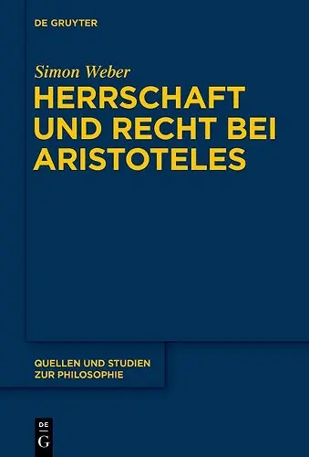 Herrschaft und Recht bei Aristoteles cover